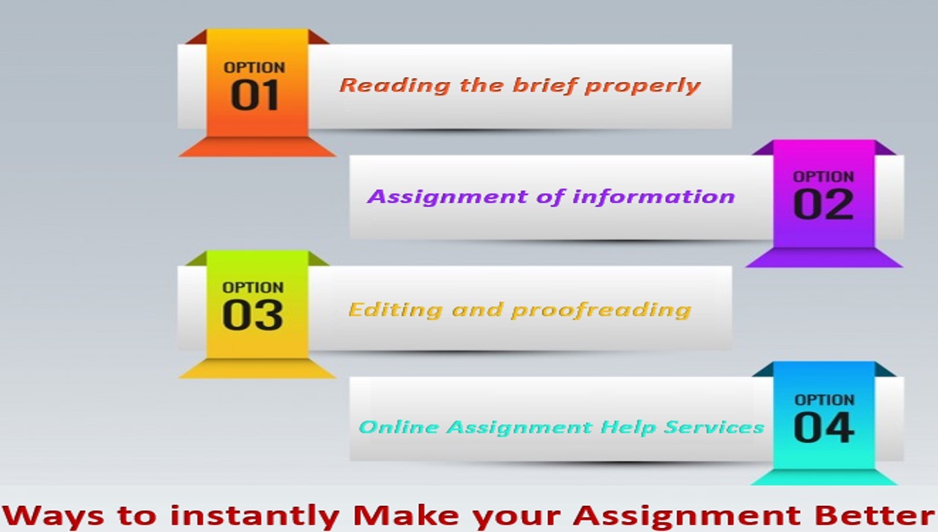 Ways To Instantly Make Your Assignment Better