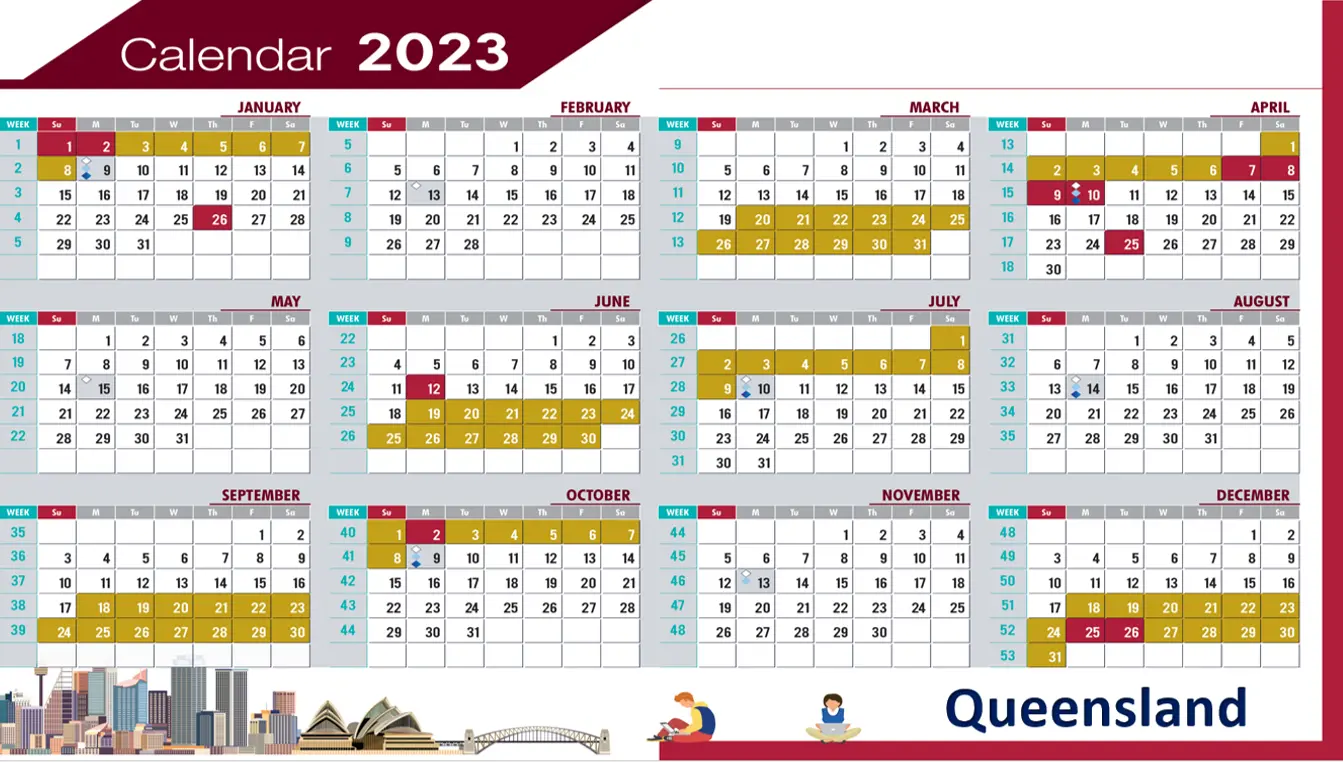 2023 School Calendar Queensland